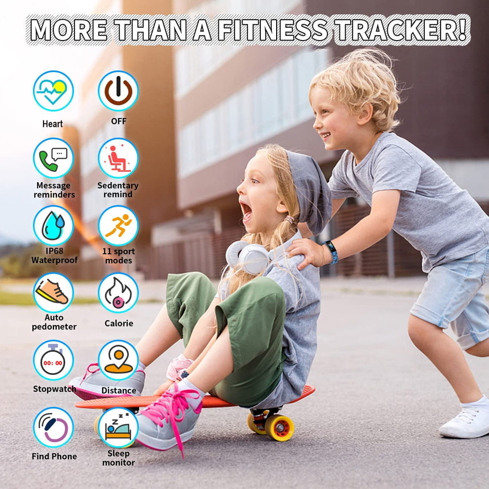 Kids Watch Fitness Tracker, Fitness Watches for Kids, Activity Tracker ...